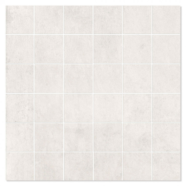 Mosaik Klinker Ecostone Lysegrå Mat 30x30 (5x5) cm-0